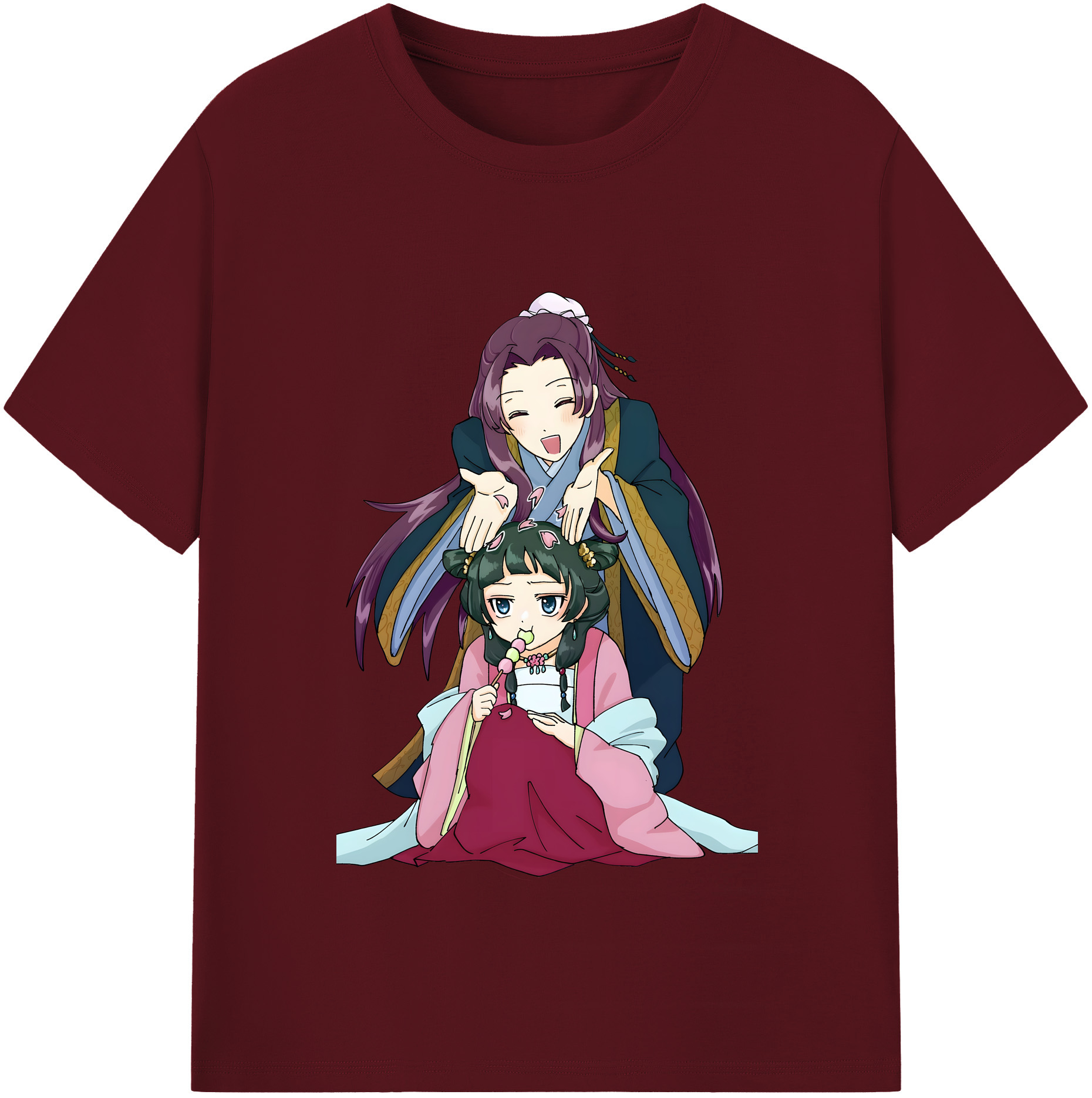 （画像用） 薬屋のひとりごと The Apothecary Diaries 綿100％半袖Tシャツ（フロントプリント）